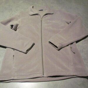Columbia Fleece jacket Mens Large Sportswear Stone beige